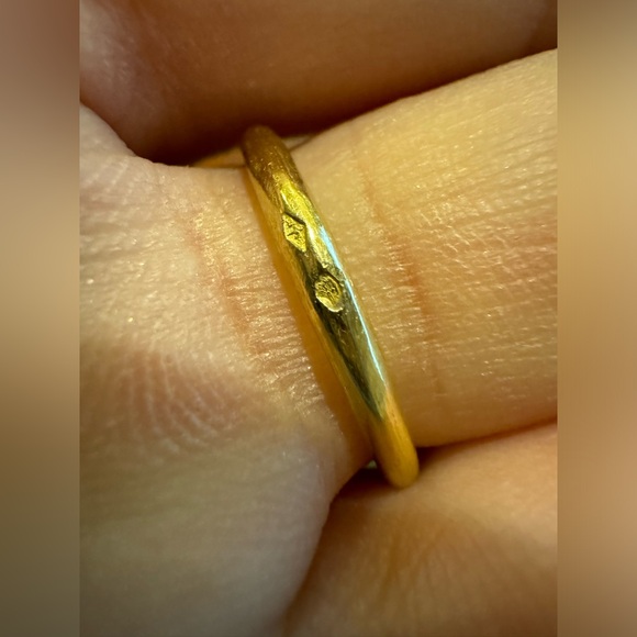 Baccarat- Marie-Helene de Taillac Pear Ring- 18k Gold Red Crystal Jewelry- SZ- 7 - Picture 8 of 16